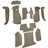 VT1126828 1994-96 Chevrolet Corvette; Coupe; Complete Molded Carpet Set; w/o Door Panels; Cutpile; Medium Beige - image 1