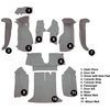 VT1126883 1994-96 Chevrolet Corvette; Coupe; Complete Molded Carpet Set; w/o Door Panels; Cutpile; Medium Gray/Pewter - image 3