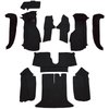 VT1126901 1994-96 Chevrolet Corvette; Coupe; Complete Molded Carpet Set; w/o Door Panels; Truvette; Black - image 2