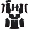 VT1126901 1994-96 Chevrolet Corvette; Coupe; Complete Molded Carpet Set; w/o Door Panels; Truvette; Black - image 4