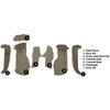 VT1127328 1994-96 Chevrolet Corvette; Front Molded Carpet Set; w/ Heel Pad; w/o Door Panels Cutpile; Medium Beige - image 4