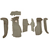 VT1127428 1994-96 Chevrolet Corvette; Front Molded Carpet Set; w/o Door Panels; Cutpile; Medium Beige - image 1