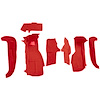 VT1127491 1994-96 Chevrolet Corvette; Front Molded Carpet Set; w/o Door Panels; Cutpile; Torch Red - image 1