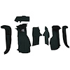 VT1127501 1994-96 Chevrolet Corvette; Front Molded Carpet Set; w/o Door Panels; Truvette; Black - image 1