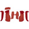 VT1127591 1994-96 Chevrolet Corvette; Front Molded Carpet Set; w/o Door Panels; Truvette; Torch Red - image 2