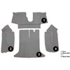 VT1127683 1994-96 Chevrolet Corvette; Coupe; Rear Molded Carpet; w/ Heel Pad; Cutpile; Medium Gray/Pewter - image 3