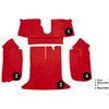 VT1127691 1994-96 Chevrolet Corvette; Coupe; Rear Molded Carpet; w/ Heel Pad; Cutpile; Torch Red - image 3