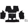 VT1128501 1994-96 Chevrolet Corvette; Convertible; Rear Molded Carpet; w/ Heel Pad; Cutpile; Black - image 3