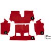 VT1128577 1994-96 Chevrolet Corvette; Convertible; Rear Molded Carpet; w/ Heel Pad; Cutpile; Flame Red - image 3