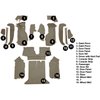 VT1128828 1992-93 Chevrolet Corvette; Coupe; w/1 Door Latch; Complete Molded Carpet Set; w/ Heel Pad; Cutpile; Medium Beige - image 4