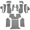 VT1128883 1992-93 Chevrolet Corvette; Coupe; w/1 Door Latch; Complete Molded Carpet Set; w/ Heel Pad; Cutpile; Medium Gray/Pewte - image 2