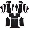 VT1128901 1992-93 Chevrolet Corvette; Coupe; w/1 Door Latch; Complete Molded Carpet Set; Cutpile; Black - image 2