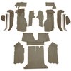 VT1128928 1992-93 Chevrolet Corvette; Coupe; w/1 Door Latch; Complete Molded Carpet Set; Cutpile; Medium Beige - image 2