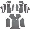 VT1128968 1992-93 Chevrolet Corvette; Coupe; w/1 Door Latch; Complete Molded Carpet Set; Cutpile; Smoke - image 2