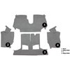 VT1129183 1992-93 Chevrolet Corvette; Convertible; w/ 1 Door Latch; Rear Molded Carpet; Cutpile; Medium Gray/Pewter - image 3