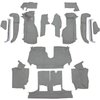 VT1129283 1992-93 Chevrolet Corvette; Convertible; w/1 Door Latch; Complete Molded Carpet Set; w/ Heel Pad; Cutpile; Medium Gray - image 2