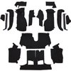 VT1129301 1992-93 Chevrolet Corvette; Convertible; w/1 Door Latch; Complete Molded Carpet Set; Cutpile; Black - image 2