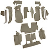 VT1129328 1992-93 Chevrolet Corvette; Convertible; w/1 Door Latch; Complete Molded Carpet Set; Cutpile; Medium Beige - image 1