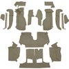 VT1129328 1992-93 Chevrolet Corvette; Convertible; w/1 Door Latch; Complete Molded Carpet Set; Cutpile; Medium Beige - image 2
