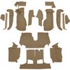 VT1129359 1992-93 Chevrolet Corvette; Convertible; w/1 Door Latch; Complete Molded Carpet Set; Cutpile; Cognac - image 2