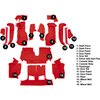 VT1129391 1992-93 Chevrolet Corvette; Convertible; w/1 Door Latch; Complete Molded Carpet Set; Cutpile; Torch Red - image 3