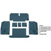 VT1132804 1971-72 Chevrolet Corvette; Roadster; Rear Molded Carpet; w/ Heel Pad; Loop; Bright Blue - image 3