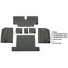 VT1133135 1976 Chevrolet Corvette; Rear Molded Carpet; w/ Heel Pad; Loop; Gunmetal Gray - image 3