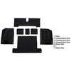 VT1133301 1977 Chevrolet Corvette; Rear Molded Carpet; w/ Heel Pad; Cutpile; Black - image 3