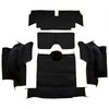 VT1133401 1965-67 Chevrolet Corvette; Roadster; Rear Cut & Sewn Carpet; w/o Heel Pad; Loop; Black - image 2