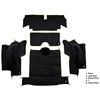 VT1133401 1965-67 Chevrolet Corvette; Roadster; Rear Cut & Sewn Carpet; w/o Heel Pad; Loop; Black - image 3