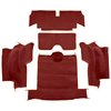 VT1133402 1965-67 Chevrolet Corvette; Roadster; Rear Cut & Sewn Carpet; w/o Heel Pad; Loop; Red - image 2