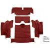 VT1133402 1965-67 Chevrolet Corvette; Roadster; Rear Cut & Sewn Carpet; w/o Heel Pad; Loop; Red - image 3