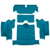 VT1133403 1965-67 Chevrolet Corvette; Roadster; Rear Cut & Sewn Carpet; w/o Heel Pad; Loop; Medium Blue - image 2