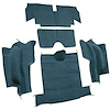 VT1133404 1965-67 Chevrolet Corvette; Roadster; Rear Cut & Sewn Carpet; w/o Heel Pad; Loop; Bright Blue - image 1