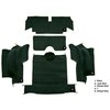 VT1133413 1965-67 Chevrolet Corvette; Roadster; Rear Cut & Sewn Carpet; w/o Heel Pad; Loop; Dark Green - image 2