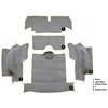 VT1133423 1965-67 Chevrolet Corvette; Roadster; Rear Cut & Sewn Carpet; w/o Heel Pad; Loop; Silver - image 2