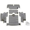 VT1133423 1965-67 Chevrolet Corvette; Roadster; Rear Cut & Sewn Carpet; w/o Heel Pad; Loop; Silver - image 3