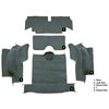 VT1133430 1965-67 Chevrolet Corvette; Roadster; Rear Cut & Sewn Carpet; w/o Heel Pad; Loop; Teal - image 2