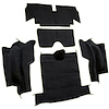 VT1133466 1965-67 Chevrolet Corvette; Roadster; Rear Cut & Sewn Carpet; w/o Heel Pad; Loop; Midnight Blue - image 1