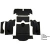 VT1133501 1965 Chevrolet Corvette; Coupe; Rear Cut & Sewn Carpet; w/o Heel Pad; Loop; Black - image 2