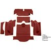 VT1133502 1965 Chevrolet Corvette; Coupe; Rear Cut & Sewn Carpet; w/o Heel Pad; Loop; Red - image 3