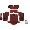 VT1133515 1965 Chevrolet Corvette; Coupe; Rear Cut & Sewn Carpet; w/o Heel Pad; Loop; Maroon - image 3