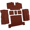 VT1134134 1968-70 Chevrolet Corvette; Rear Molded Carpet; w/ Heel Pad; Loop; Burnt Orange - image 1
