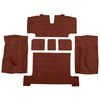VT1134134 1968-70 Chevrolet Corvette; Rear Molded Carpet; w/ Heel Pad; Loop; Burnt Orange - image 2
