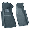 VT1134539 1981-82 Chevrolet Corvette; Front Molded Carpet Set; Cutpile; Blue - image 1