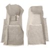 VT1134569 1981-82 Chevrolet Corvette; Front Molded Carpet Set; Cutpile; Silver - image 2