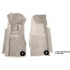 VT1134569 1981-82 Chevrolet Corvette; Front Molded Carpet Set; Cutpile; Silver - image 4