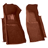 VT1134579 1981-82 Chevrolet Corvette; Front Molded Carpet Set; Cutpile; Cinnabar - image 1