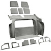 VT1134856 1979 Chevrolet Corvette; Rear Molded Carpet; w/ 3 Compartment Doors; Cutpile; Gray / Oyster - image 1