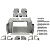 VT1134856 1979 Chevrolet Corvette; Rear Molded Carpet; w/ 3 Compartment Doors; Cutpile; Gray / Oyster - image 3